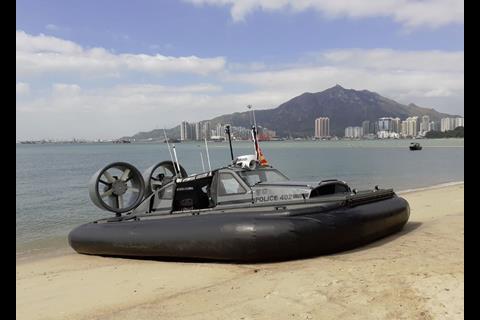 Hong Kong Police Griffon 995ED hovercraft